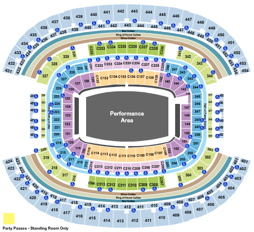 AT&T Stadium Monster Jam Seating Chart